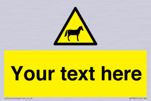 Custom warning horses